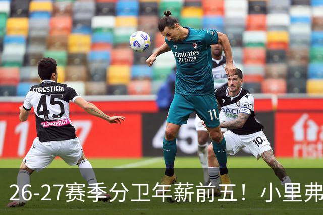 26-27赛季分卫年薪前五!小里弗斯上榜,爱德华兹仅第四